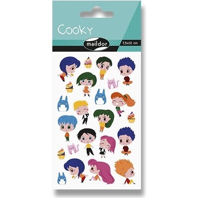 Maildor Samolepky 3D Cooky Manga