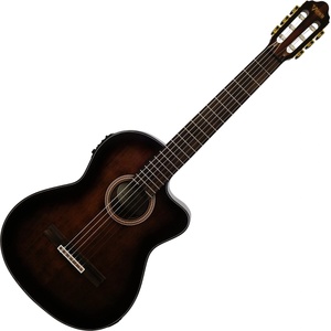 Valencia VC564CE 4/4 Brown Sunburst Класическа китара с предусилвател