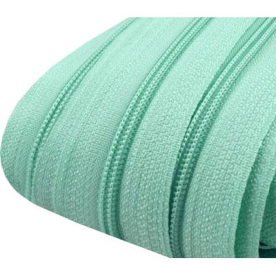 Zip spirálový v metráži 3mm mint