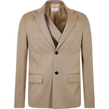 Image 1 of OFF WHITE Сако OFF WHITE Men's - Embroidered Wool Long Sleeve Blazer - Beige