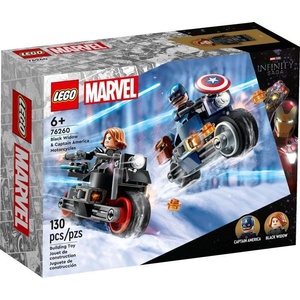 LEGO® Marvel - Black Widow & Captain America Motorcycles (76260)