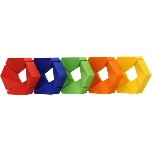 3DJAKE Икономичен комплект ecoPLA Color Mix - 5 x 1, 75 mm / 1000 g (ECOPLA-COLOR-MIX-175)