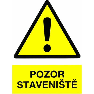 Značka výstrahy_"Pozor staveniště"_A4_(P)