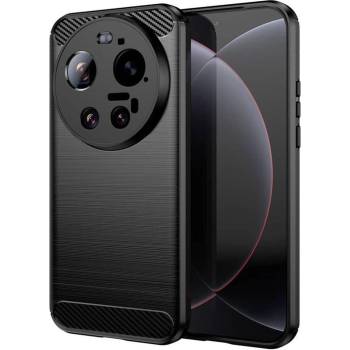 GKK Противоударен Калъф за Xiaomi 17 Ultra, Premium Carbon Case, Черен (5966012020411)