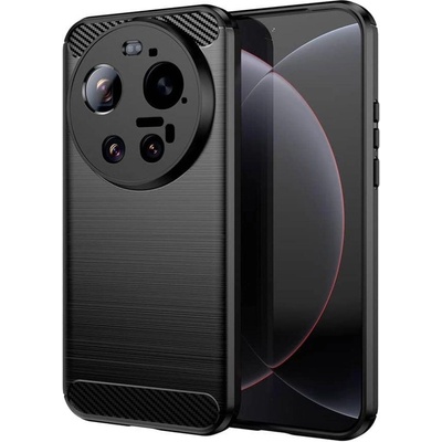 GKK Противоударен Калъф за Xiaomi 17 Ultra, Premium Carbon Case, Черен (5966012020411)