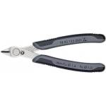 KNIPEX Клещи резачки Super-Knips, неръждаема стомана, черно-сива ръкохватка 125мм, ESD, с отваряща пружина, Knipex (K7803125ESD)
