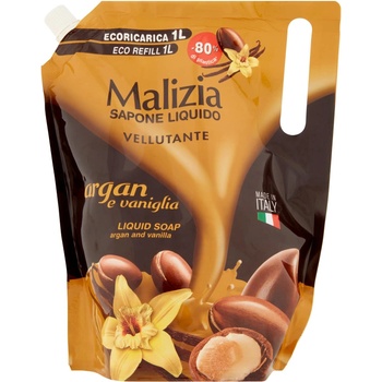 Malizia Течен сапун пълнител 1л - Арган и ванилия (613)