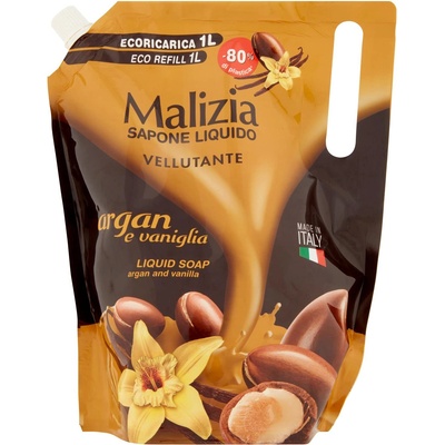 Malizia Течен сапун пълнител 1л - Арган и ванилия (613)