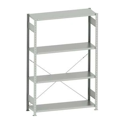 META zásuvný základní regál 2000 x 1300 x 400 mm 4 police 230 kg