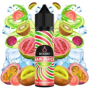 Bombo Bar Juice Kiwi Guava Passion Ice 12ml/60ml - boombvaping - 25,41 лв