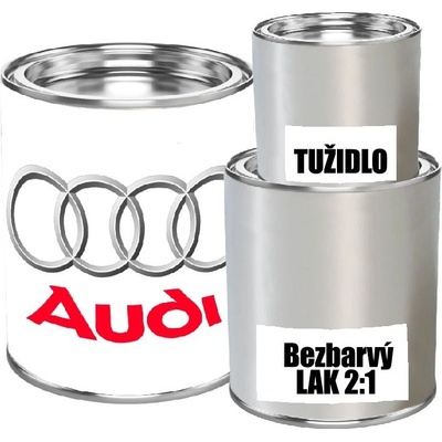 Barva pod lak 1K AUDI SADA barvy, 2K lak s tužidlem + ředidlo - 1dl