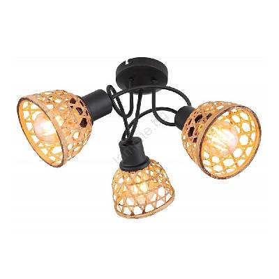 54053-3D - Полилей за повърхностен монтаж WENNA 3xE27/15W/230V (GL6540)