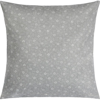Bellatex vankúš Adéla sivý kvietok 40x40