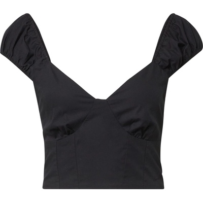 Abercrombie & Fitch Блуза черно, размер XL