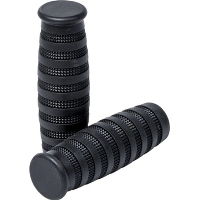 Gripy STREET VINTAGE 22mm bez uchycení lanek, černá (2ks)