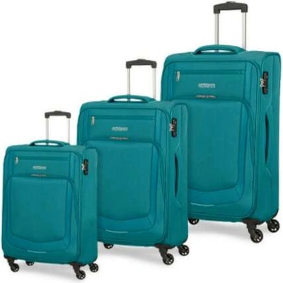 Samsonite Комплект меки куфари от 3 части American Tourister Summer Session - blue (125808-2206)