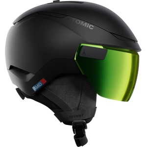 Atomic Ски каска Atomic Revent GT Amid Visor HD Photochromic S1-3 Ski helmet - Black / Green Gold HD Photo - размер One Size (418-1605-0113)