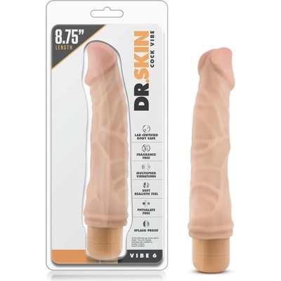 Пенис вибратор, реалистична мощ, 22, 2см. - Mr. Skin Cock Vibe 6 (BLUSH00130)