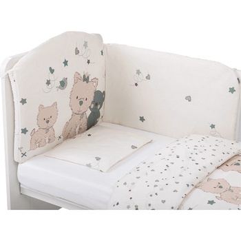 Bubaba Спален комплект 6 части Романтично мече (47573)