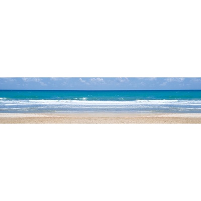 Dimex KI260-090 Samolepící fototapeta do kuchyně Empty beach rozměry 260 x 60 cm