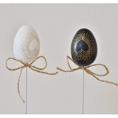 Lepaso Plastová vajíčka na špejli, s/12, 4 cm