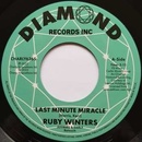 RUBY WINTERS - Last Minute Miracle 7" lp