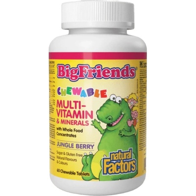 Natural Factors Chewable Multivitamin and Minerals with Whole Food Concentrates, 60 Chewables