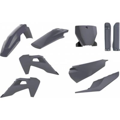 Sada plastů POLISPORT enduro Nardo grey