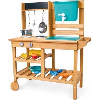 Hape Детски игрален комплект Hape - Външна кухня, с аксесоари (H3223)