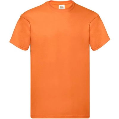 Fruit of the Loom triko pánské Original T oranžové