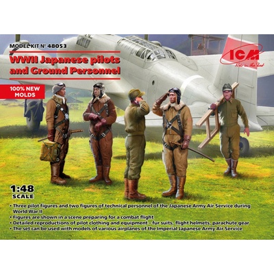 ICM Japanese Pilots & Ground Personnel WWII 1:48