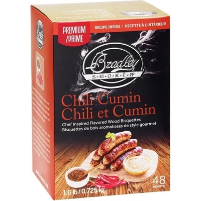 Bradley Smoker grilovací brikety Premium chilli cumin 48ks