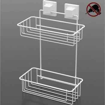 TEKNO TEL етажерка за баня tekno tel ef-256w , с вакуум бяла (7777150081)