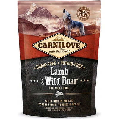 Carnilove Lamb & Wild Boar for Adult Dogs 1,5 kg