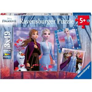 Ravensburger Puzzle Ravensburger Frozen 2 The Journey Starts 3x49pc (05011)