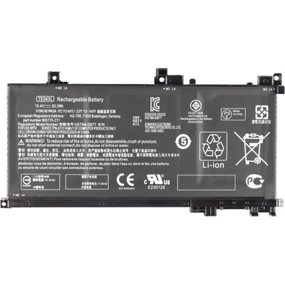HP HP, 8 клетки, 15.4V, 43Wh, Заместител (TE04XL)