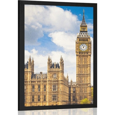 Plakát Big Ben v Londýně - 20x30 silver