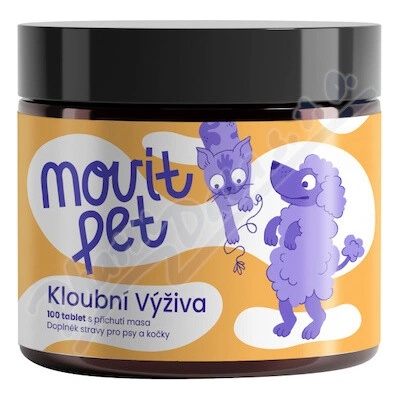 MOVit PET Kloubní Výživa s příchutí masa 100 tbl
