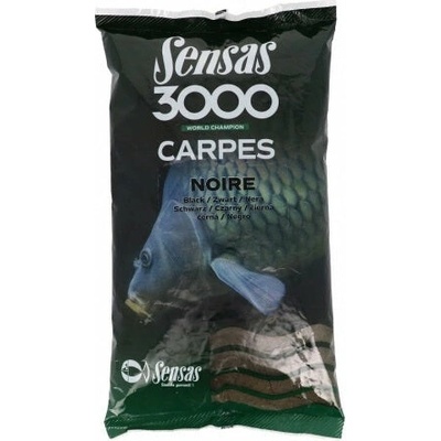 SENSAS 3000 Carpes Noir 1kg Sensas