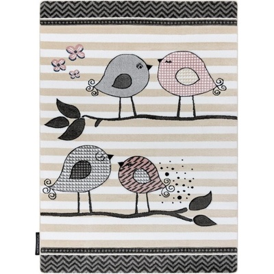 Dywany Łuszczów Petit Birds cream Béžová