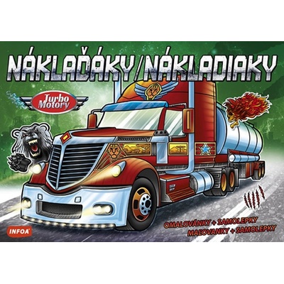 Nákladiaky INFOA Turbo Motory maľovanky samolepky