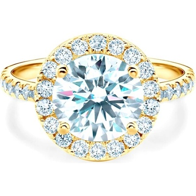 Savicki Zásnubný prsteň This is Love žlté zlato diamant TIL 5 D Z