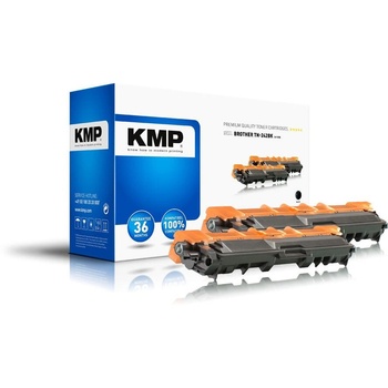Compatible KMP Brother TN-242BK черен тонер, двойна опаковка, 2500 страници, B-T57D (1248,0021)