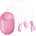 Pretty Love Surprise Box Electro Stimulation Vibrating Nipple Clamps Pink