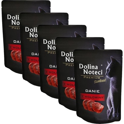 Dolina Noteci Premium Cat Sterilized Dish with Beef 5 x 85 г