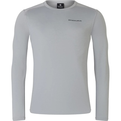 Endura Мъжка фланелка с дълъг ръкав за колоездене Endura Loop L/S Tee Cycling jersey - Dreich Grey - размер 3XL (056-3533-0217)
