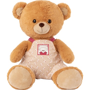 Image 1 of Амек Тойс Плюшена играчка Амек Тойс - Мече с гащеризон на цветя, момче, 42 cm (73114)