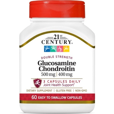 21st Century Glucosamine Chondroitin Double Strength, 60 капсули, 21st Century (9153)