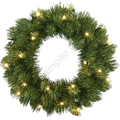 EGLO 410926 - LED Екстериорен коледен венец със сензор 20xLED/0, 064W/3xAA IP44 (EG410926)