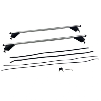 Греди напречни за багажник за кола - за вградени покривни релси без отвор - 120см, с ключ (rb003b-1200)